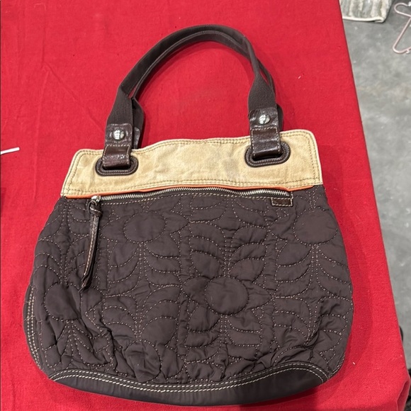 Key-per by fossil Brown Quilted Women's Bag - Picture 1 of 6
